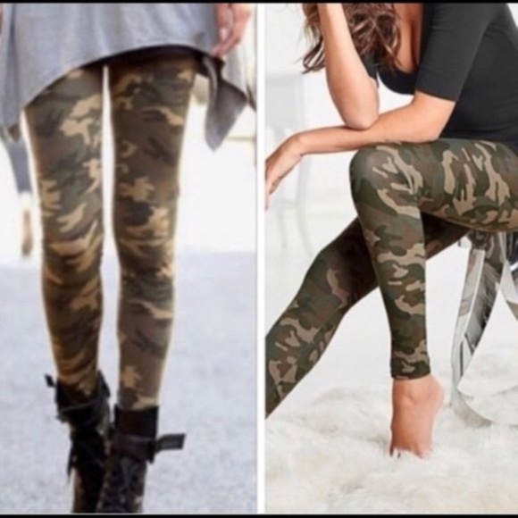 Bellanblue Pants - PLUS SIZE CAMO Print Leggings